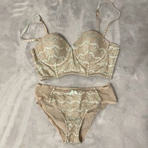 Anthropologie lingerie set